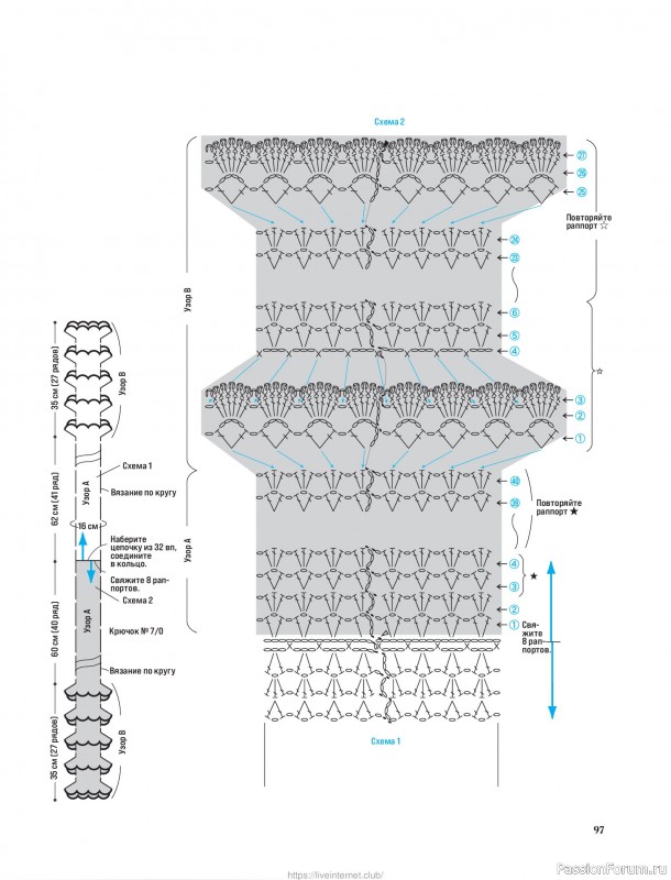 Вязаные проекты для детей в книге &laquo;Японские шали и палантины&raquo;.