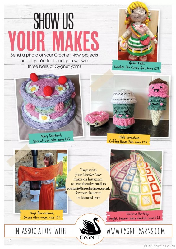 Вязаные проекты крючком в журнале «Crochet Now №126 2025»