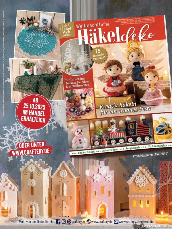 Вязаные проекты крючком в журнале «Dekoratives Hakeln №186 2025»