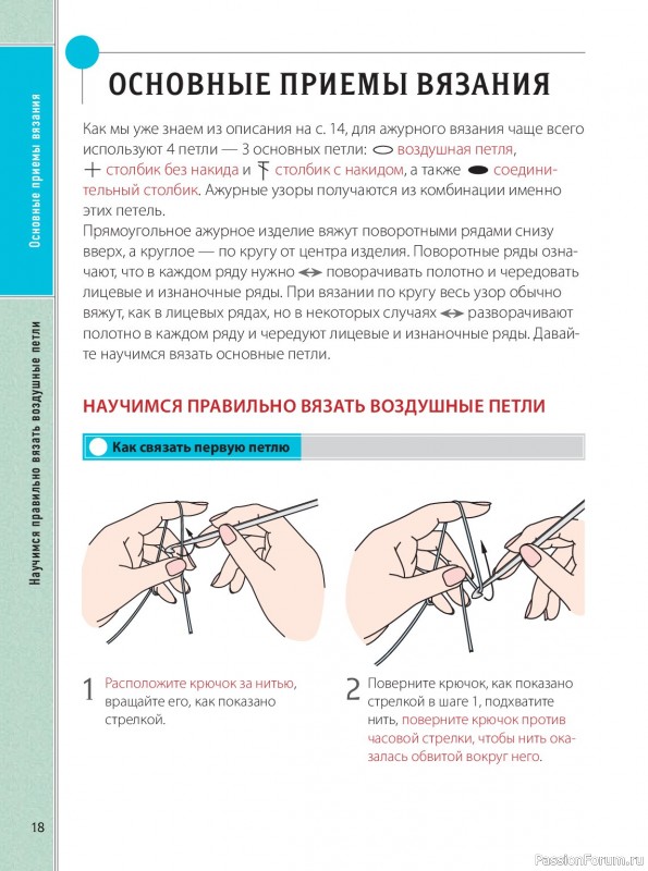 Вязаные проекты в книге &laquo;Ажурное вязание крючком&raquo;.