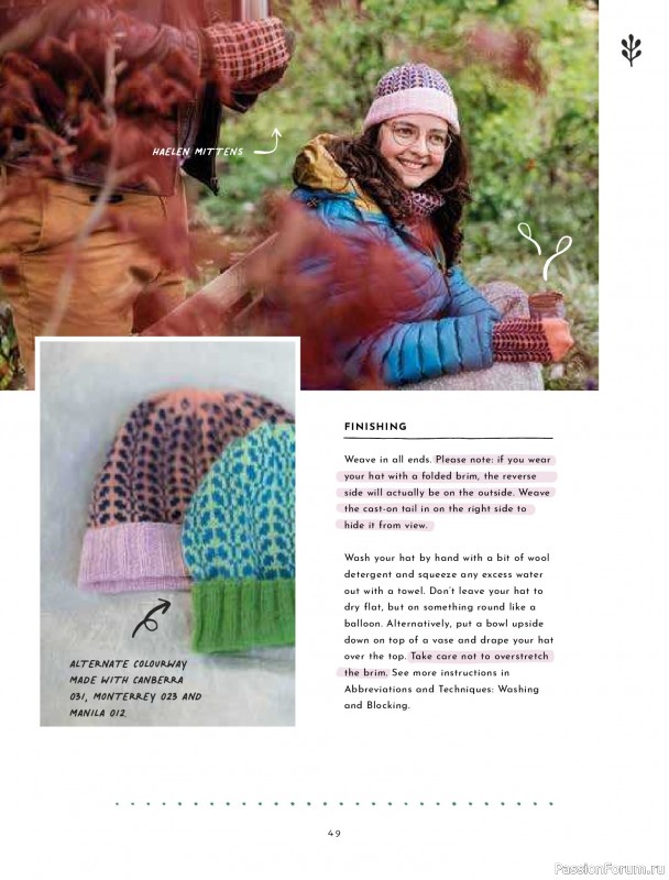 Вязаные проекты в книге &laquo;Colorwork Knitting from Head to Toe&raquo;.