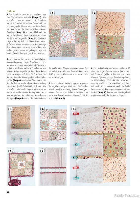 Коллекция проектов для рукодельниц в журнале «Nähen & Patchwork №5 2026»