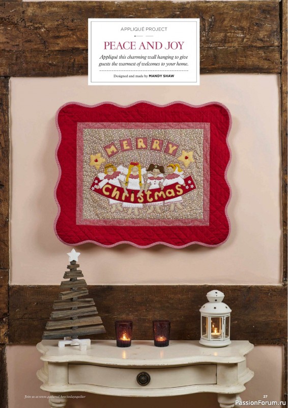 Коллекция проектов для рукодельниц в журнале «Todays Quilter №132 2025»