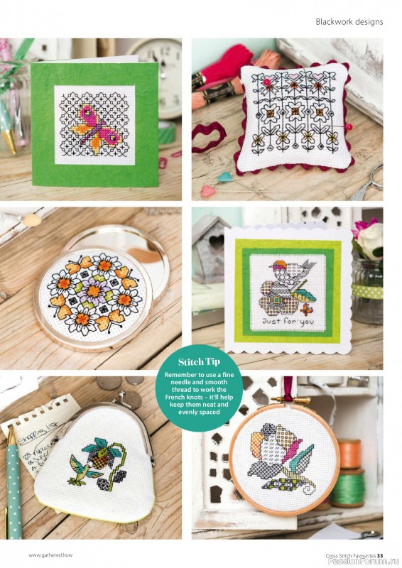 Коллекция вышивки в журнале &laquo;Cross Stitch Favourites - Spring 2025&raquo;