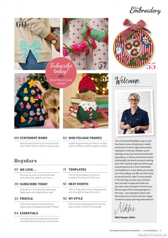 Коллекция вышивки в журнале «Love Embroidery №72 2025»