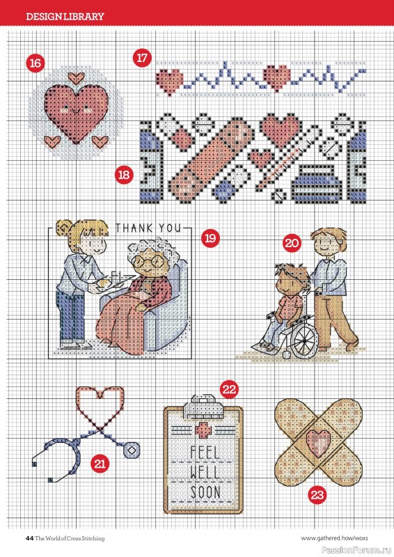 Коллекция вышивки в журнале &laquo;The World of Cross Stitching №368 2025&raquo;