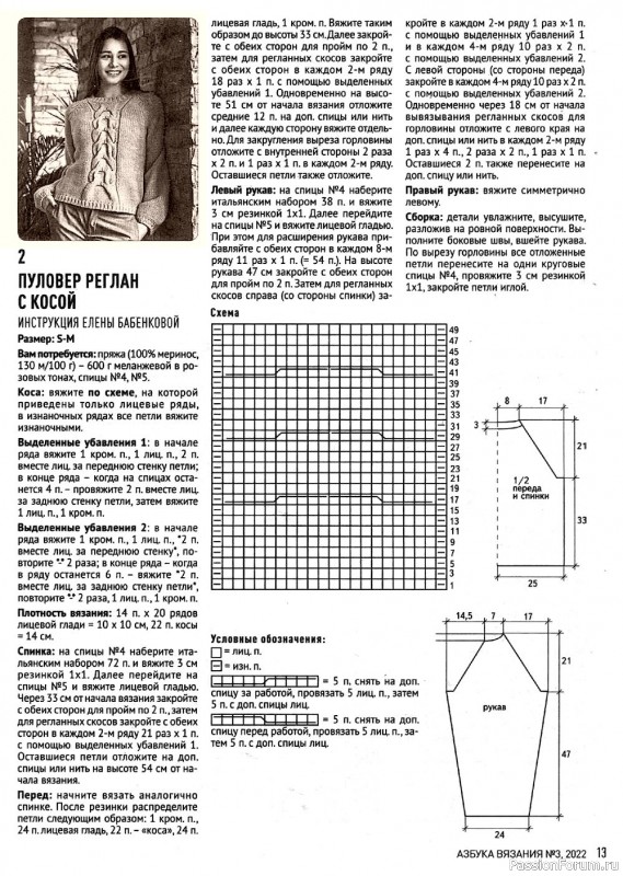 Школа вязания в журнале «Азбука вязания №3 2022»