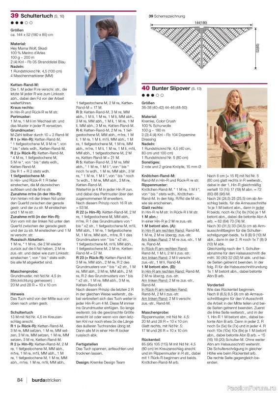 Вязаные модели в журнале «Burda Stricken №3 2026»
