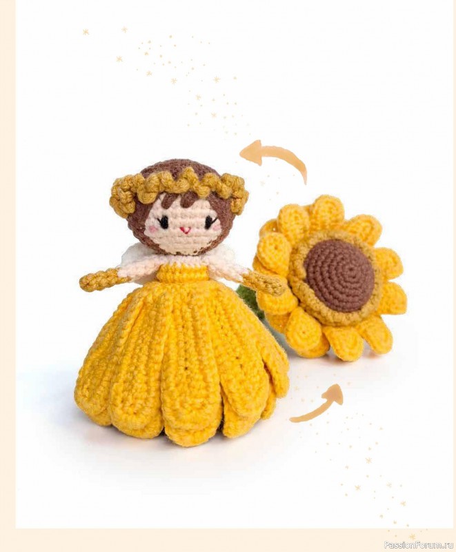 Вязаные проекты в книге «Reversible Amigurumi»