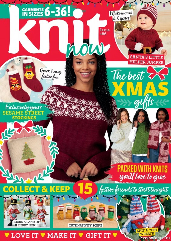 Вязаные проекты в журнале &laquo;Knit Now №186 2025&raquo;
