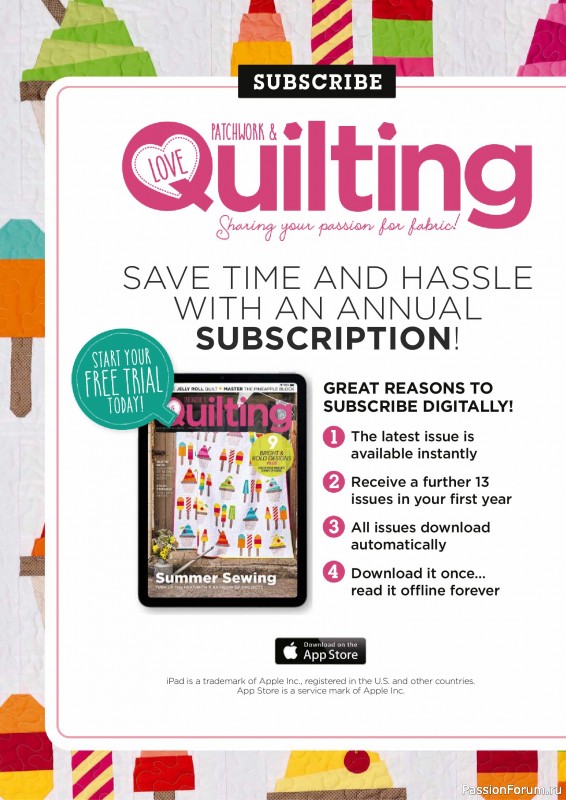 Коллекция проектов для рукодельниц в журнале «Love Patchwork & Quilting №153 2025»