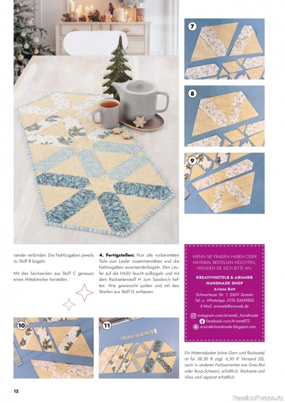 Коллекция проектов для рукодельниц в журнале «Nähen & Patchwork №6 2026»