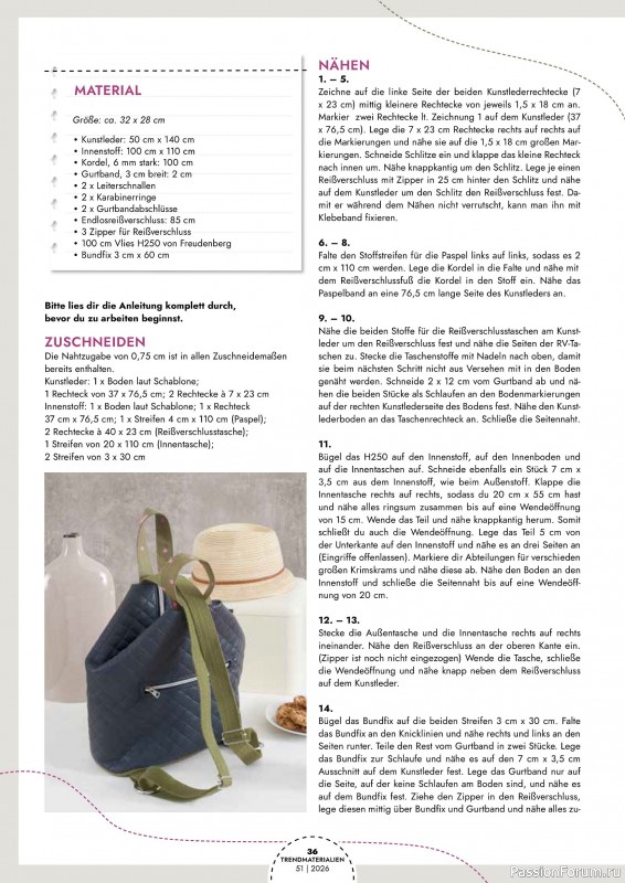 Коллекция проектов для рукодельниц в журнале &laquo;Patchwork Magazin Spezial №51 2026&raquo;