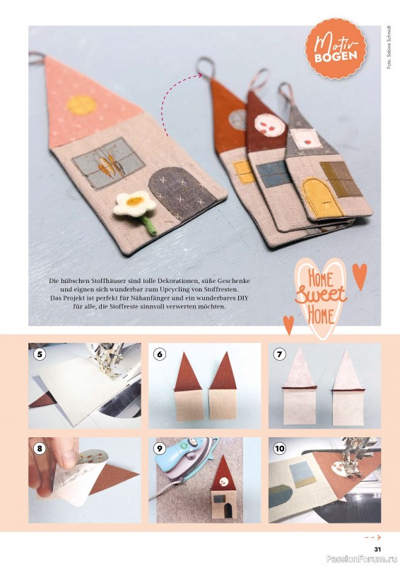 Коллекция проектов для рукодельниц в журнале «Patchwork & Nähen №2 2026»