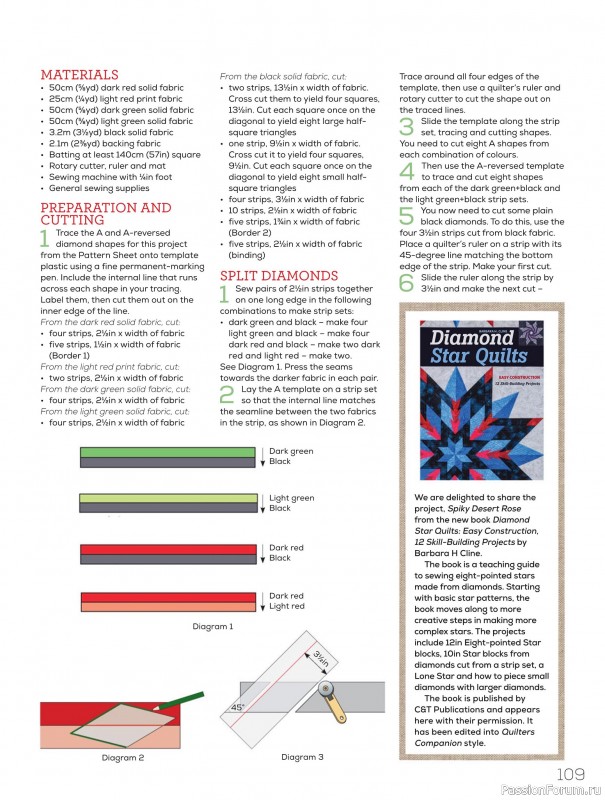 Коллекция проектов для рукодельниц в журнале «Quilters Companion №135 2025»