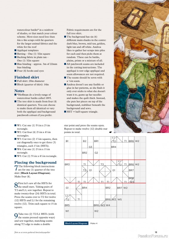 Коллекция проектов для рукодельниц в журнале «Todays Quilter №133 2025»