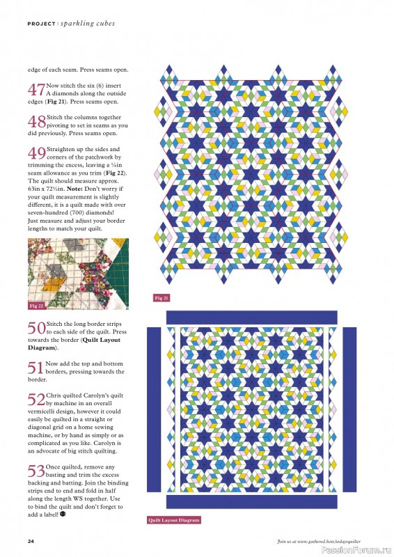 Коллекция проектов для рукодельниц в журнале «Todays Quilter №135 2025»