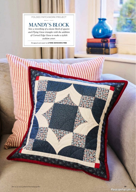 Коллекция проектов для рукодельниц в журнале «Todays Quilter №137 2025»