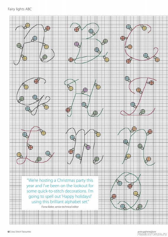 Коллекция вышивки в журнале «Cross Stitch Favourites - Christmas 2024»