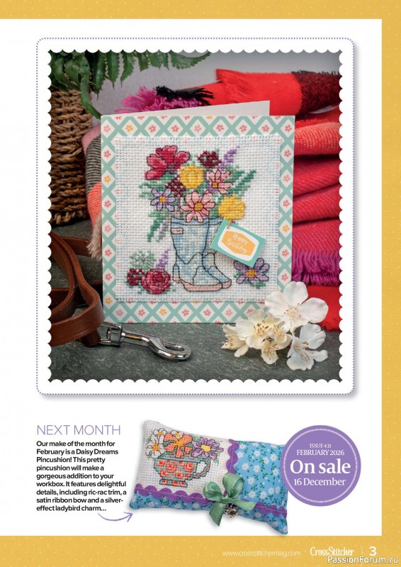 Коллекция вышивки в журнале «CrossStitcher №430 2025»