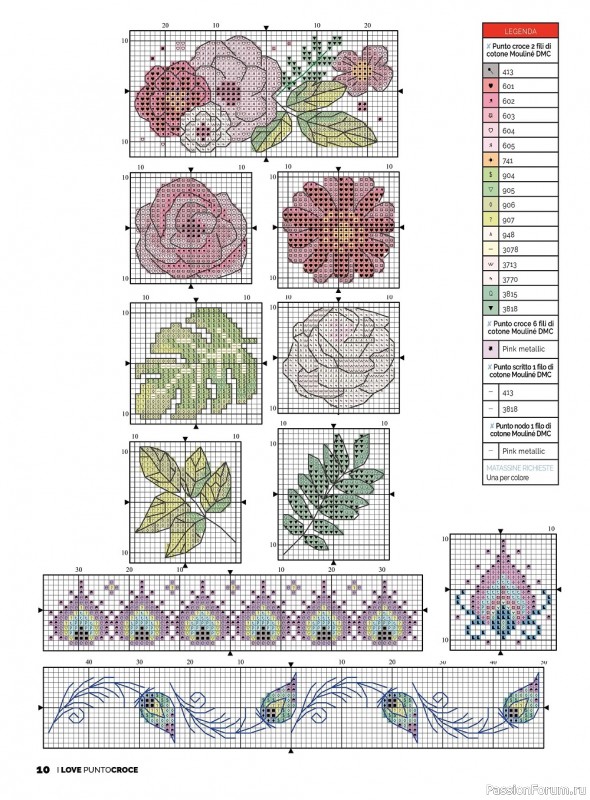 Коллекция вышивки в журнале «I Love Punto Croce Speciale №10 2022»
