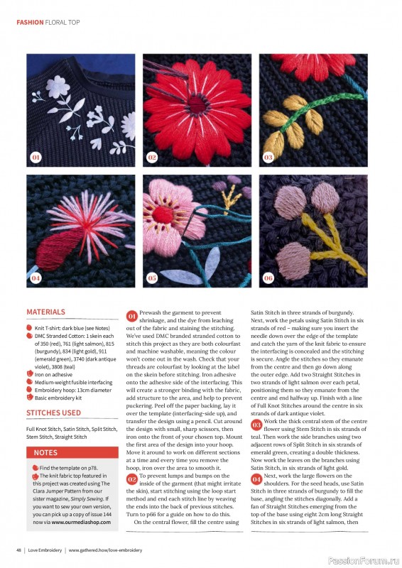 Коллекция вышивки в журнале &laquo;Love Embroidery №76 2026&raquo;