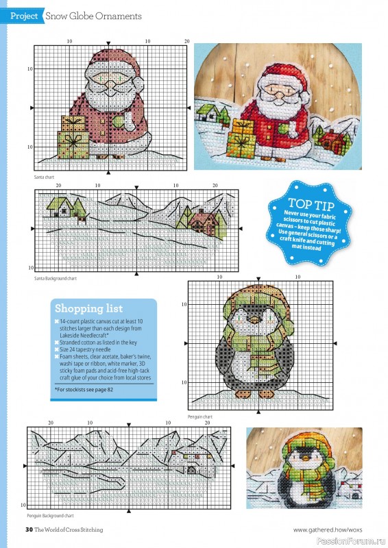 Коллекция вышивки в журнале «The World of Cross Stitching №377 2026»