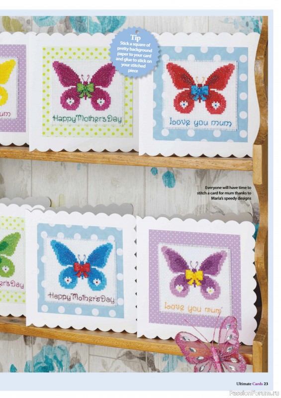 Коллекция вышивки в журнале «Ultimate CrossStitch – Cards 2026»