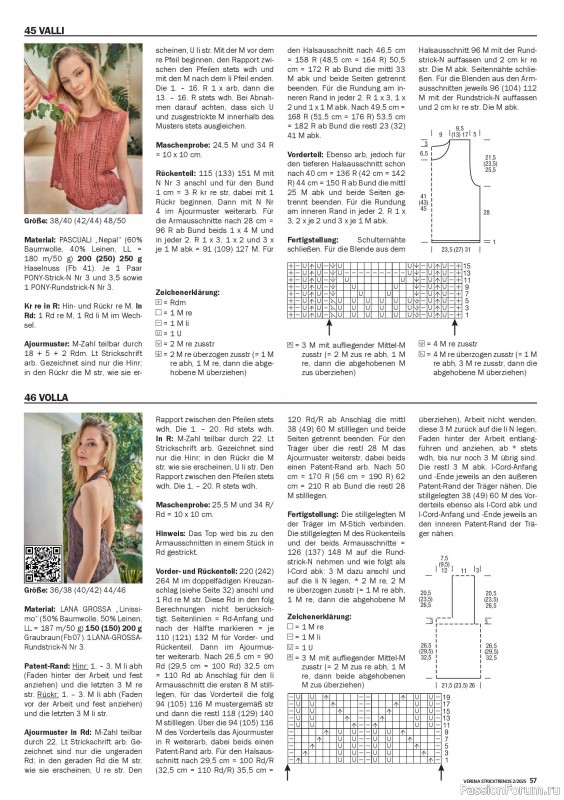 Вязаные модели в журнале «Verena Stricktrends №2 2025»