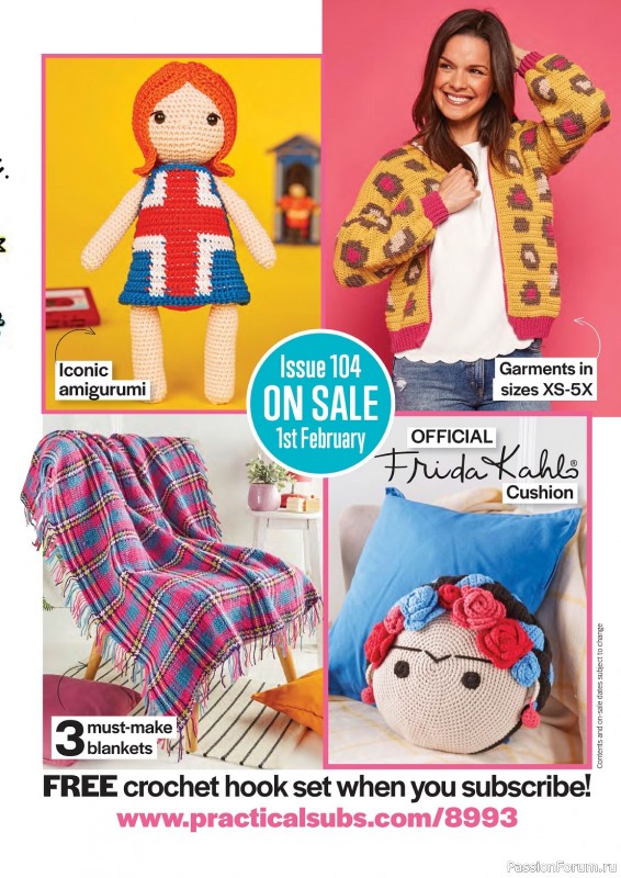 Вязаные проекты крючком в журнале «Crochet Now №103 2024»