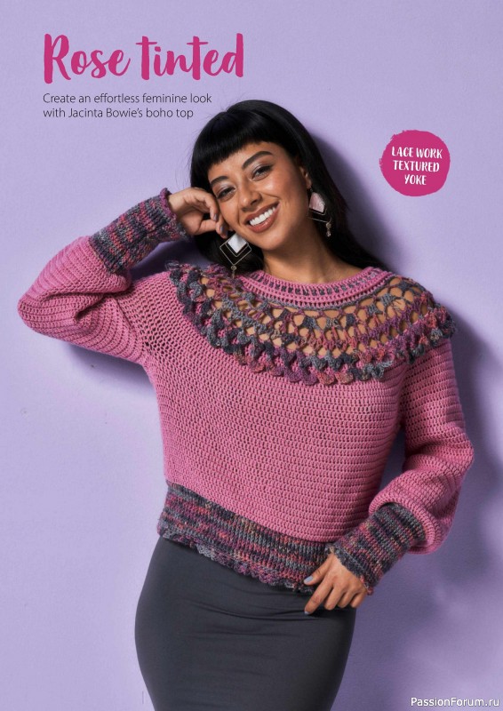 Вязаные проекты крючком в журнале «Simply Crochet №153 2024»