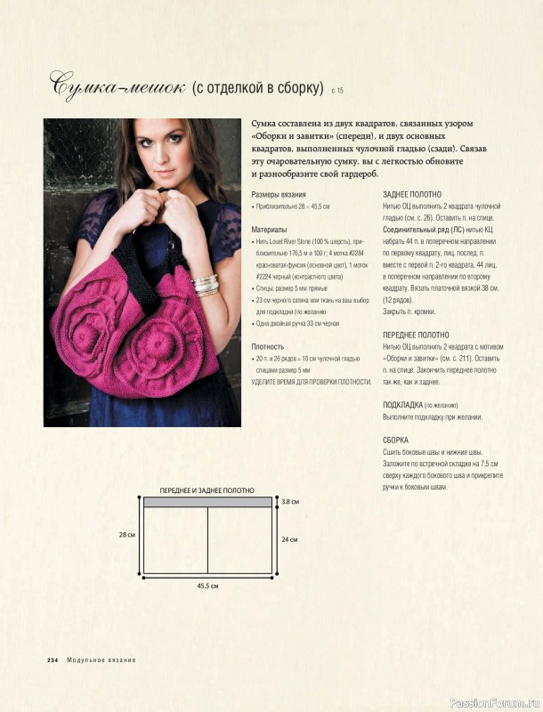 Вязаные проекты в книге &laquo;Модульное вязание на спицах&raquo;. Продолжение