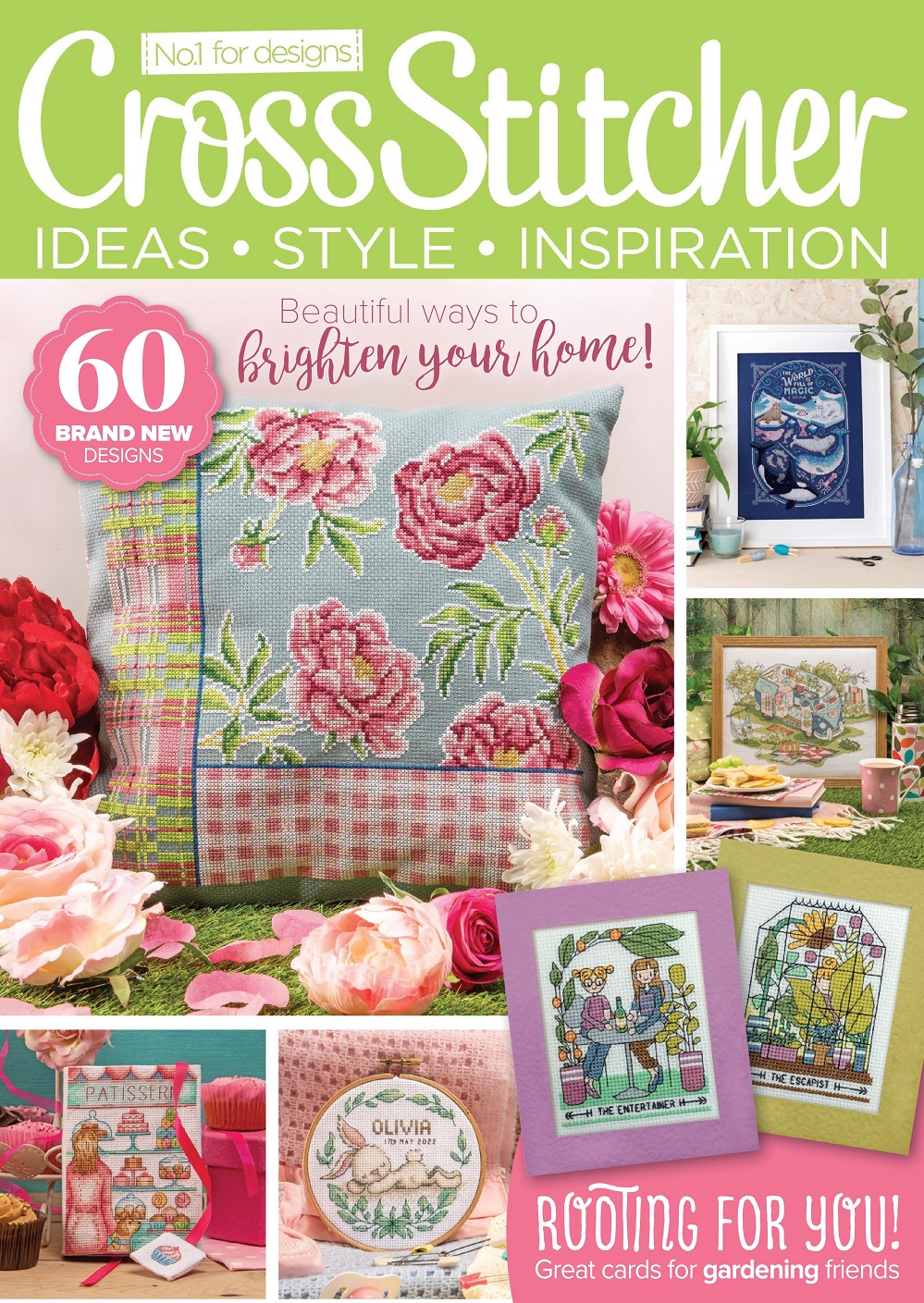 Коллекция вышивки крестиком в журнале «CrossStitcher №382 2022»