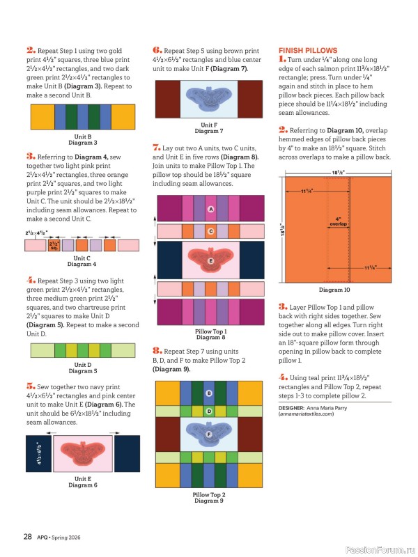Коллекция проектов для рукодельниц в журнале &laquo;American Patchwork & Quilting №199 2026&raquo;