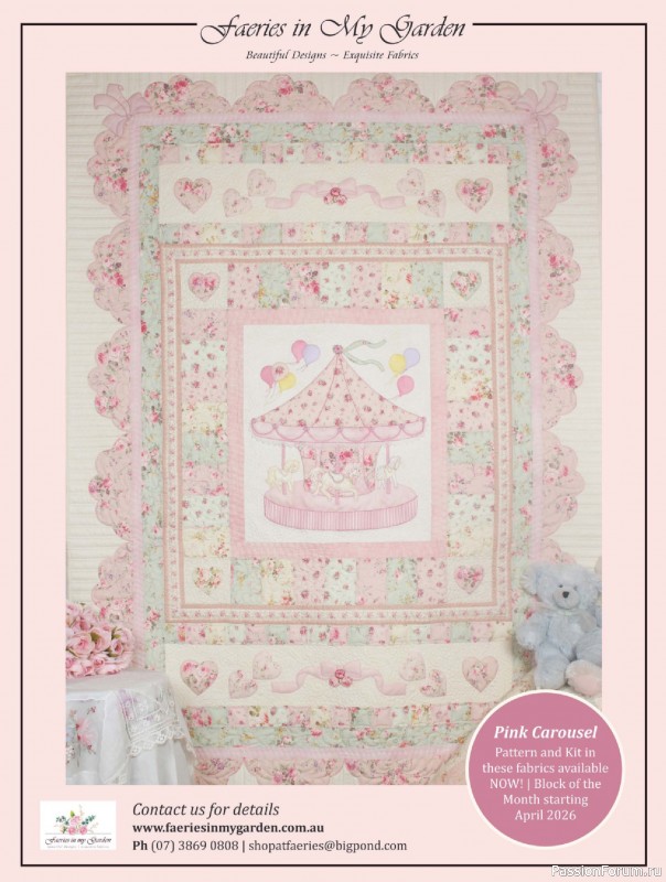 Коллекция проектов для рукодельниц в журнале &laquo;Australian Homespun - February-March 2026&raquo;