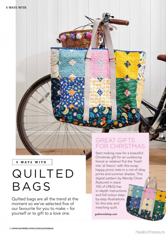 Коллекция проектов для рукодельниц в журнале «Love Patchwork & Quilting №156 2025»