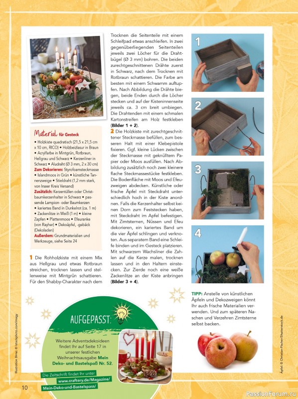 Коллекция проектов для рукодельниц в журнале «Mein Deko und Bastelspass №60 2025»