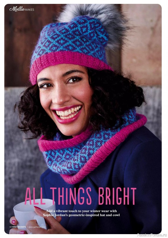 Коллекция проектов для рукодельниц в журнале «Mollie Makes Christmas Crafting – Winter Knits 2025»
