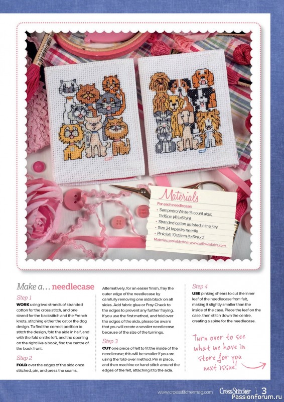 Коллекция вышивки в журнале «CrossStitcher №409 2024»