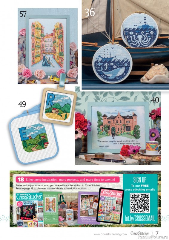 Коллекция вышивки в журнале &laquo;CrossStitcher №438 2026&raquo;