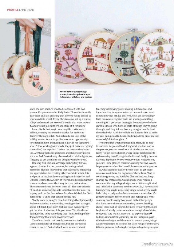 Коллекция вышивки в журнале «Love Embroidery №70 2025»