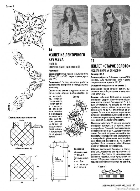 Школа вязания в журнале «Азбука вязания №2 2022»