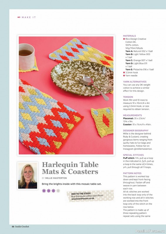 Вязаные проекты крючком в журнале &laquo;Inside Crochet №185 2025&raquo;