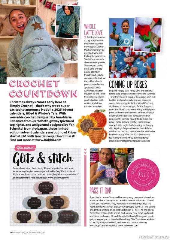 Вязаные проекты крючком в журнале «Simply Crochet №167 2025»