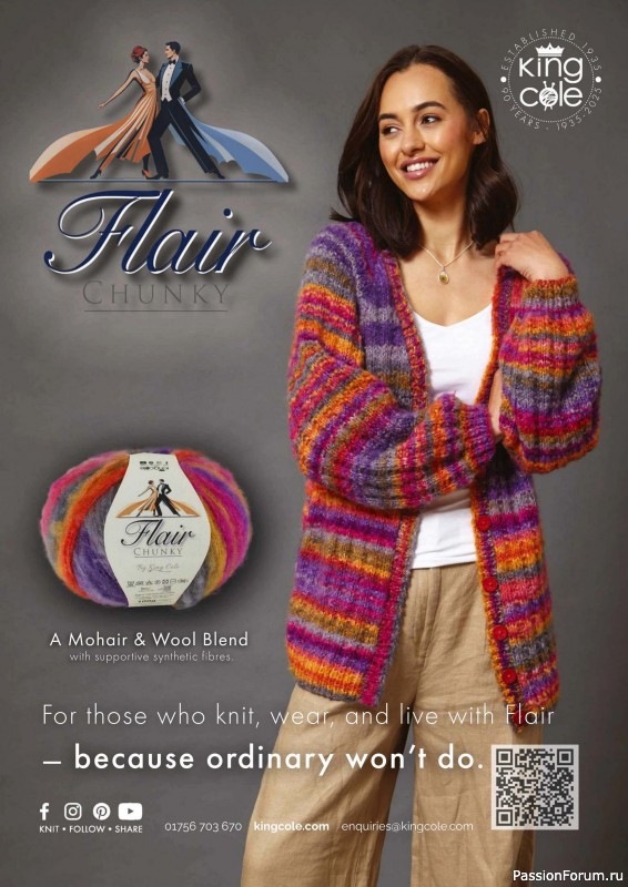 Вязаные проекты крючком в журнале «Simply Knitting №268 2025»