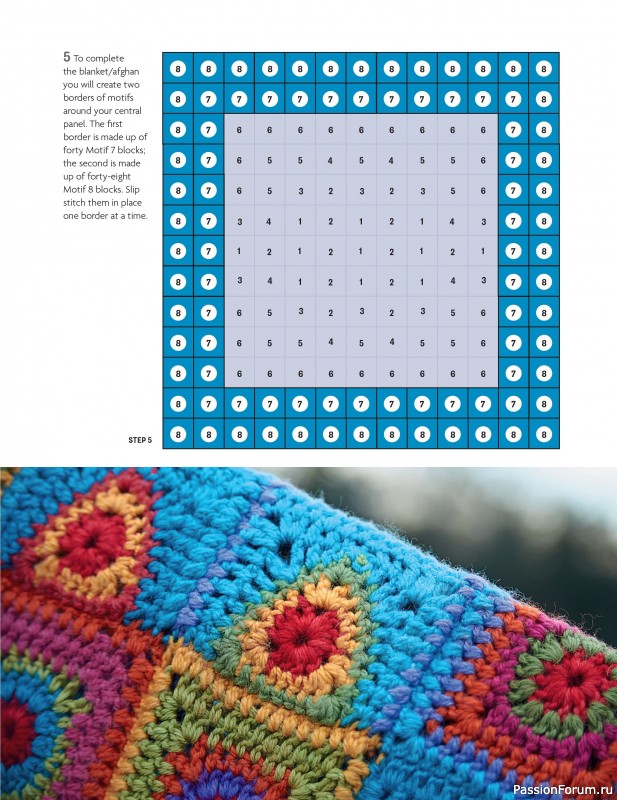 Вязаные проекты в книге «Block-by-Block Blankets and Afghans».