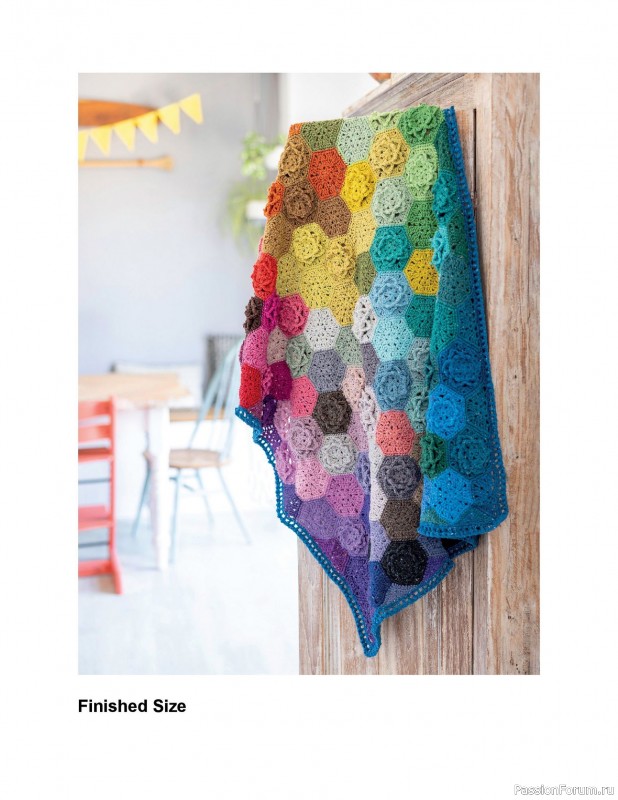 Вязаные проекты в книге «Crochet Modular Blankets». Продолжение