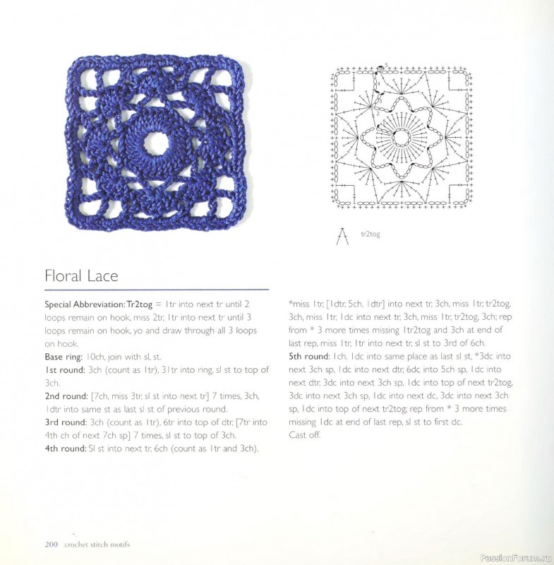 Вязаные проекты в книге &laquo;Crochet Stitch Motifs&raquo;. Продолжение