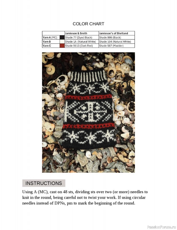 Вязаные проекты в книге «Fair Isle Knitting Tradition».