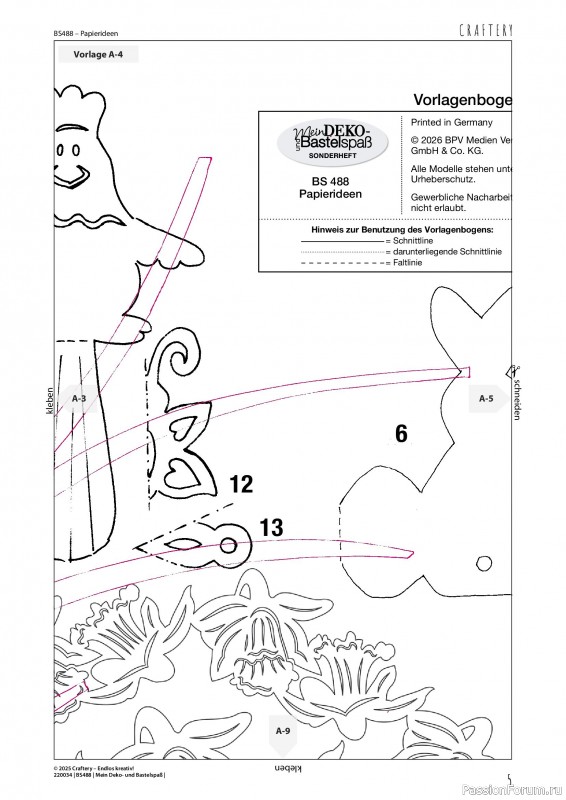 Коллекция проектов для рукодельниц в журнале &laquo;Mein Deko & Bastelspa&szlig; Sonderheft BS488 2026&raquo;